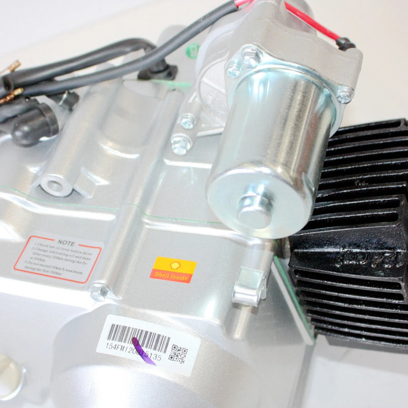 PIT QUAD DIRT BIKE ATV 125cc Auto Engine Motor + Wiring Kit + Carby