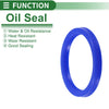 Oil Seal 55x65x7mm TPU Rotary Shaft Seal Blue 5 Pcs