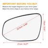 Toyota RAV4 Heated Left Side Mirror Glass with Backing Plate (2001-2023)