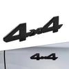 Universal Cars Black 4X4 3D Rear Tailgate Emblem Badge Overlay Decal