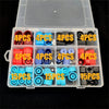 Universal Car Auto R134a R12 77PCS A/C Valve Core Dust Caps