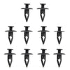 Mazda Kia Ford 20 x Black Nylon Fastener Rivet Clips