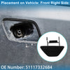 BMW 528i Front Right Washer Nozzle Cover Cap (2014-2016)