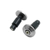 Motorcycle 2 x 7/8" Titanium Handlebar Grip Bar End Slider Caps Plugs