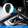 Toyota RAV4 2019-2024 Black Yellow Faux Leather Gear Shift Knob Cover