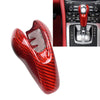 Porsche Macan Red Carbon Fiber Gear Shift Knob Cover (2014-2021)