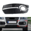 Audi Q5 ABS Black Front Bumper Fog Light Lamp Covers (2009-2011)