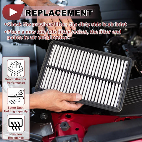 Chevrolet Camaro 3.6L 6.2L 1 Pcs Car Engine Air Filter (2010 - 2015)