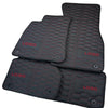 Audi RS6 C8 2019-2023 Red Stitching Custom Made Leather Floor Mats
