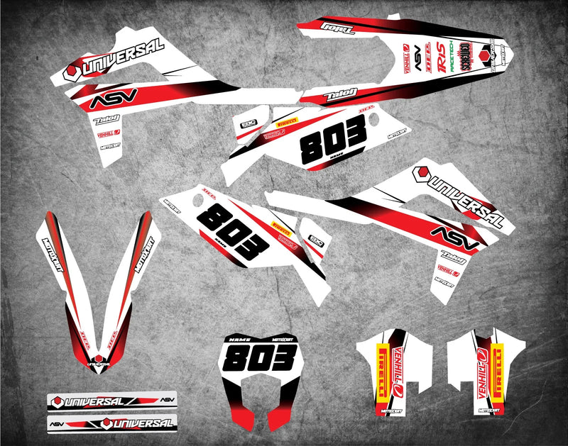 Gas Gas EC 250 300 Custom Graphics Full Kit (2012-2014)