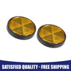 Bike Universal 2 x M6x1.0 Screw Mount Reflective Warning Reflector