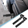 Motorcycle Pair Foot Pegs 1-1.25" 25mm-32mm Aluminum Alloy Black