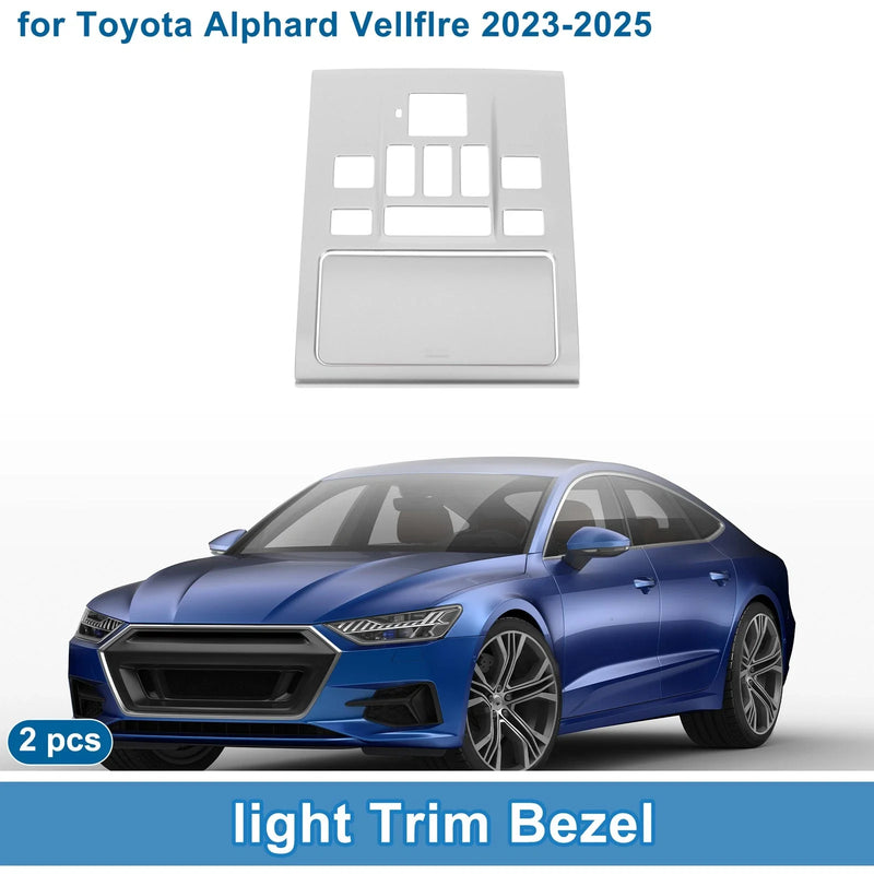 Toyota Alphard Vellflre Light Trim Bezel Front Row (2023–2025)