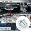 Car / Motorcycle M15x1.5 0.98" Height Engine Oil Drain Plug W/Gasket