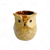 Succulent Flower Home Decoration 6 x Mini Ceramic Owl Plant Pots