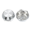 Universal Rims No Logo 4 Pcs 60mm Chrome Wheel Center Caps