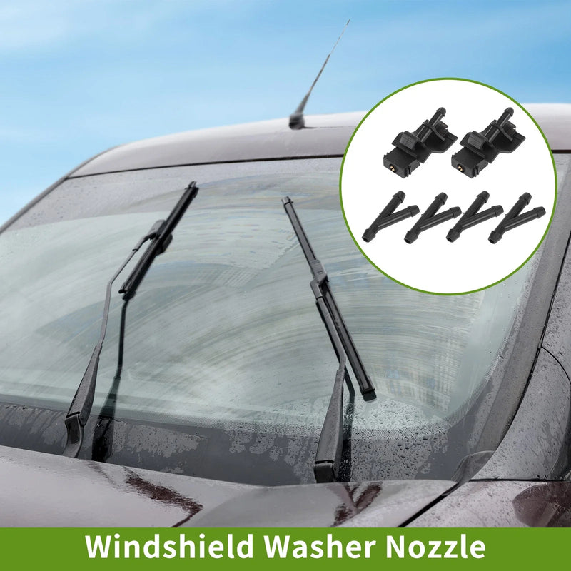 Toyota Windshield Washer Nozzle With Hose Connector 1 Set (2007–2013)