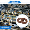 Oil Seal 20x40x7mm 2 x Seal Ring Rotary Shaft Seal FKM Rubber