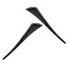 Universal Fit 2 x Gloss Black Side Window Fender Covers