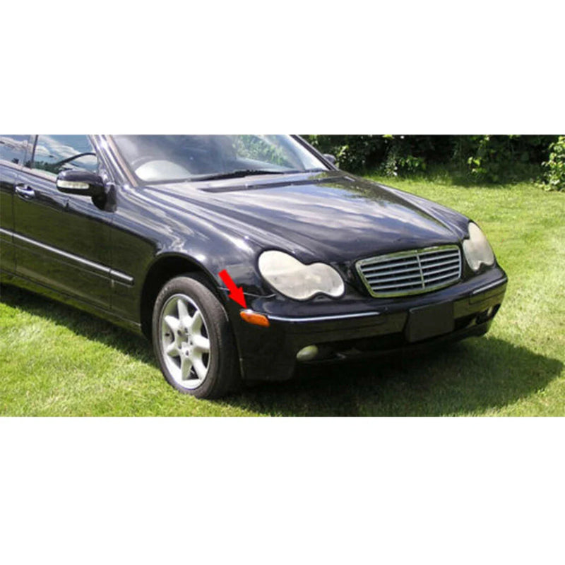 Benz C-Class W203 Right Side Marker Light Amber Lens (2001-2007)