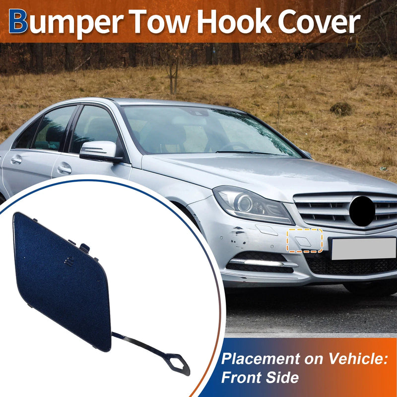 Mercedes-Benz (2012-2015) - Jewelry Blue Front Car Bumper Tow Hook Cover