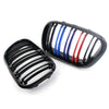 BMW X5 Gloss Black M-Color Dual Slat Kidney Grille (2000–2003)