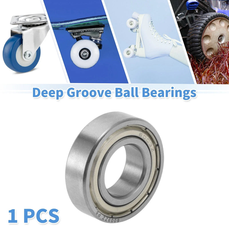 Make Model Deep Groove Ball Bearings 17x35x10mm Lubricated Bearings