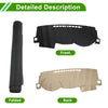 Toyota Corolla (2000-2007) Black Red Dashboard Cover Mat