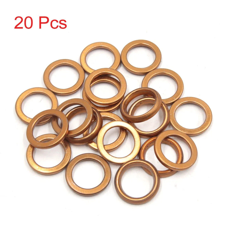 GY6 125cc 20Pcs 30mm OD Metal Exhaust Pipe Muffler Gasket
