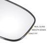 Honda Accord Left Right White Mirror Glass Pair Non-Heated (2003-2007)