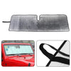 Jeep Sunshade 2/4-Door Windscreen Windshield UV Aluminum Foil (2007-2018)