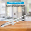 Grill - Korean & Japanese 4 x BBQ Tongs Self-Standing Non-Slip Cooking