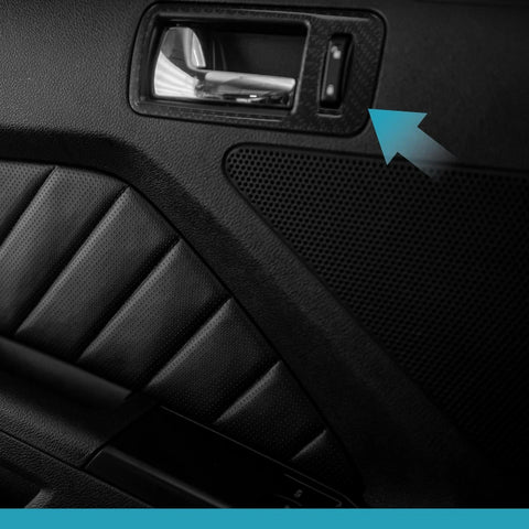 Ford Mustang Car Door Handle Bowl Carbon Fiber Trim Cover (09-13)