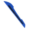 Car Reflective Blue Carbon Fiber Style Side Mirror Warning Trim