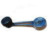 Ford Falcon / Mustang / Bronco Chrome Window Crank W/ Black Knob (1967–1977)