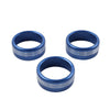 Subaru Forester XV Crosstrek WRX Blue AC Climate Control Knob Ring Covers
