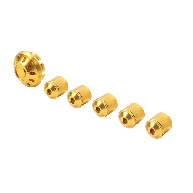 Vespa Primavera / Sprint 150 Gold Front Hubcap Screw Wheel Cover (13-21)