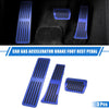 Ford Explorer (2020-2023) Blue 3 Pcs Gas Brake Foot Rest Pedals