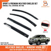 Mitsubishi Triton MQ MR Weather Shield Window Visor Rain Guard (15-23)