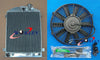 1932 Ford Chopped Engine 64MM Aluminum Radiator + Fan (1932)