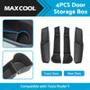 Tesla Model Y 4 x Front Rear Door Side Storage Box Tray Organizer (2020-2023)