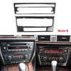 BMW 3 E90 05-12 Carbon Fiber Center Console CD Player Panel Cover Trim fit