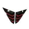 Honda Civic Sedan 1/4 Quarter Side Window Louvers (2016-2020)
