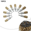 Various Models 16mm Wire Wheel Brush Cup - 5 x Copper Plated Crimped Steel