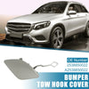 Mercedes-Benz (2019-2023) Deep Silver Tone Front Bumper Tow Hook Cover