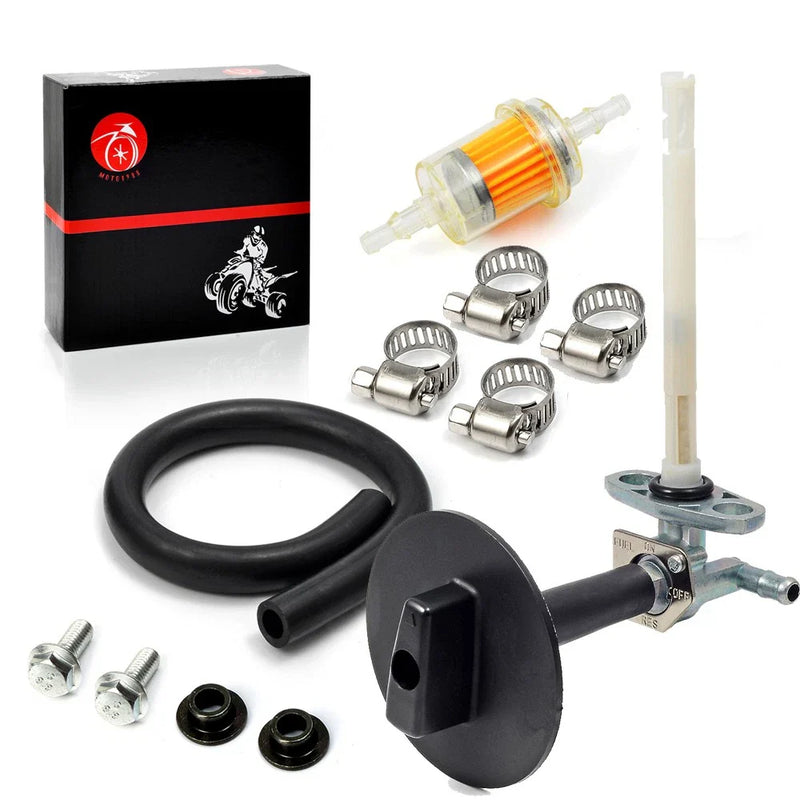 Honda Rancher 350 TRX350 Tank Fuel Valve Petcock With Lever Screws (2000–2006)