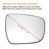 Nissan Juke Right Side Heated White Mirror Glass (2014-2020)