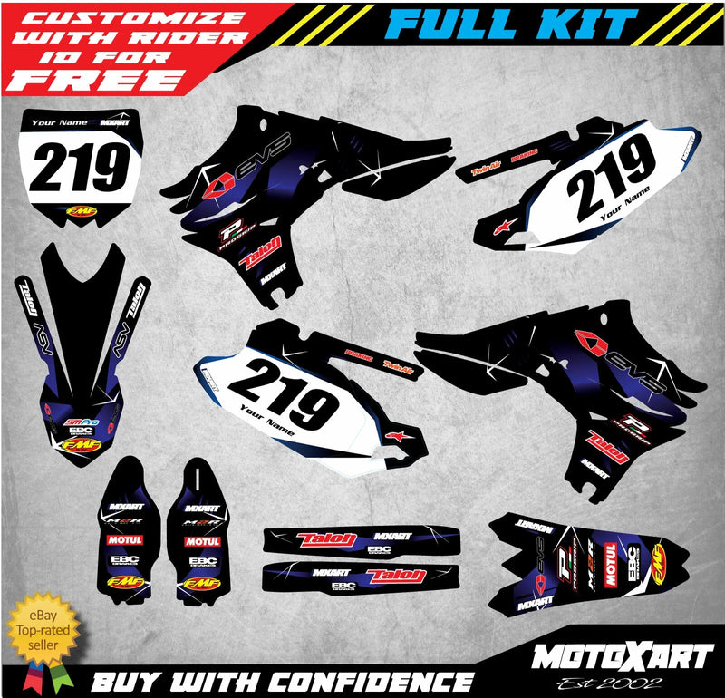 Yamaha YZF 450F 2010-2013 DIGGER STYLE Decal Custom Graphics Kit