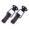 Universal Fit 2 x Carbon Fiber Style Bumper Trunk Quick Release Fasteners