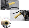 Cafe Racer - Grey Diamond Pattern Motorcycle Grips